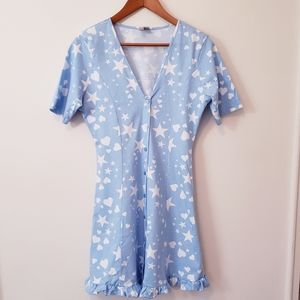 ASOS Blue Star Dress Size 6